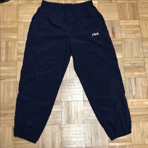 Vintage Fila Nylon Track Pants - Picture 1 of 5